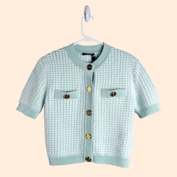 Balmain Short Sleeve Cardigan - Picture 1 of 7